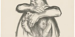 Käthe Kollwitz
»Saatfrüchte sollen nicht vermahlen werden« Kreidelithographie 1941, Leihgabe Käthe Kollwitz Museum Köln